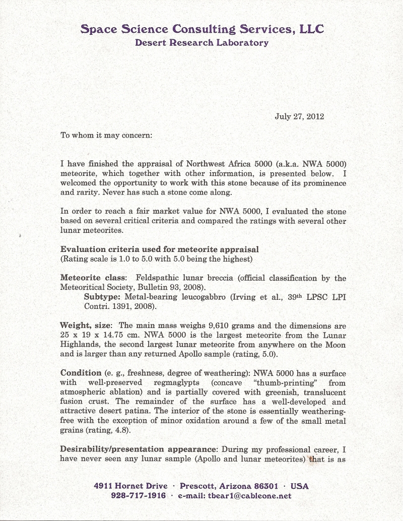 Formal Appraisal Page 1
